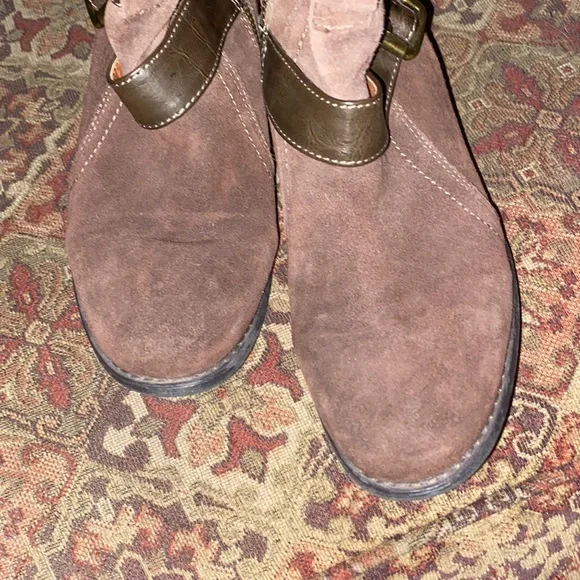 EDDIE BAUER 🌿 Leather 3-Buckle mid-calf Boots - Picture 6 of 10